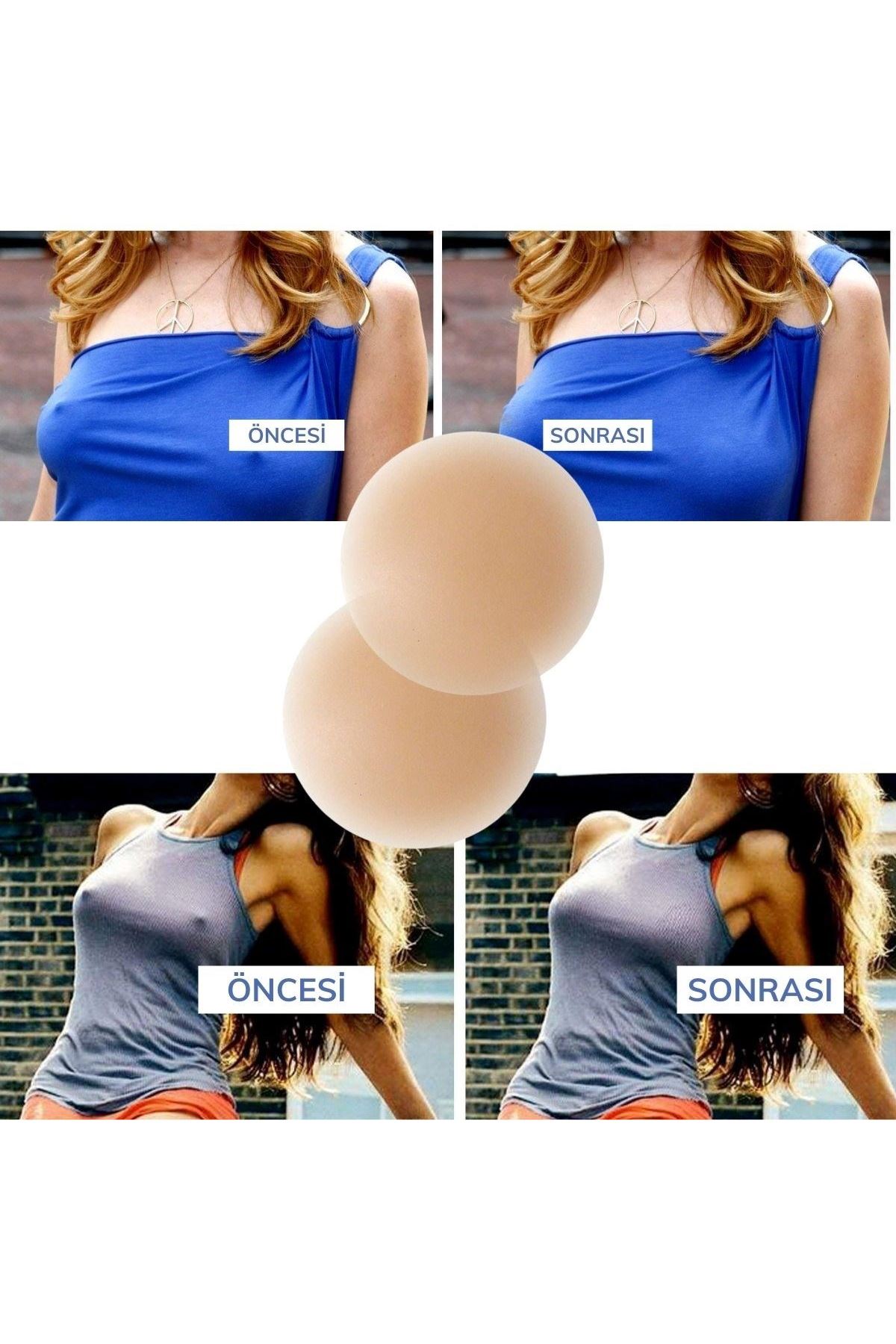 TBL Dekor® Silikon Göğüs Ucu Kapatıcı Gizleyici Bant Aparat  Nipple Pad