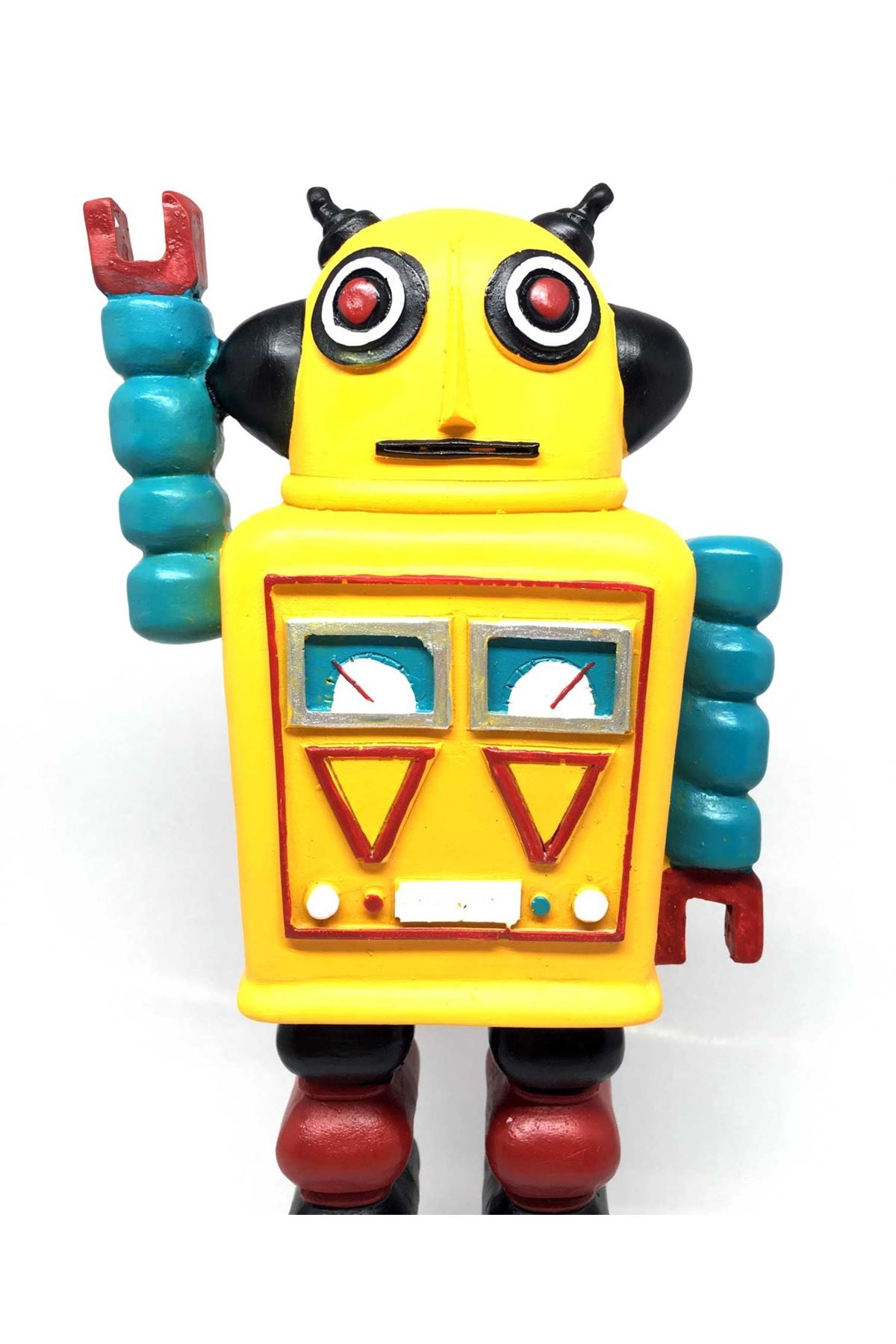 TBL Dekor® Decotown Nostaljik Sevimli Uzaylı Robot Şeklinde Figür Biblo