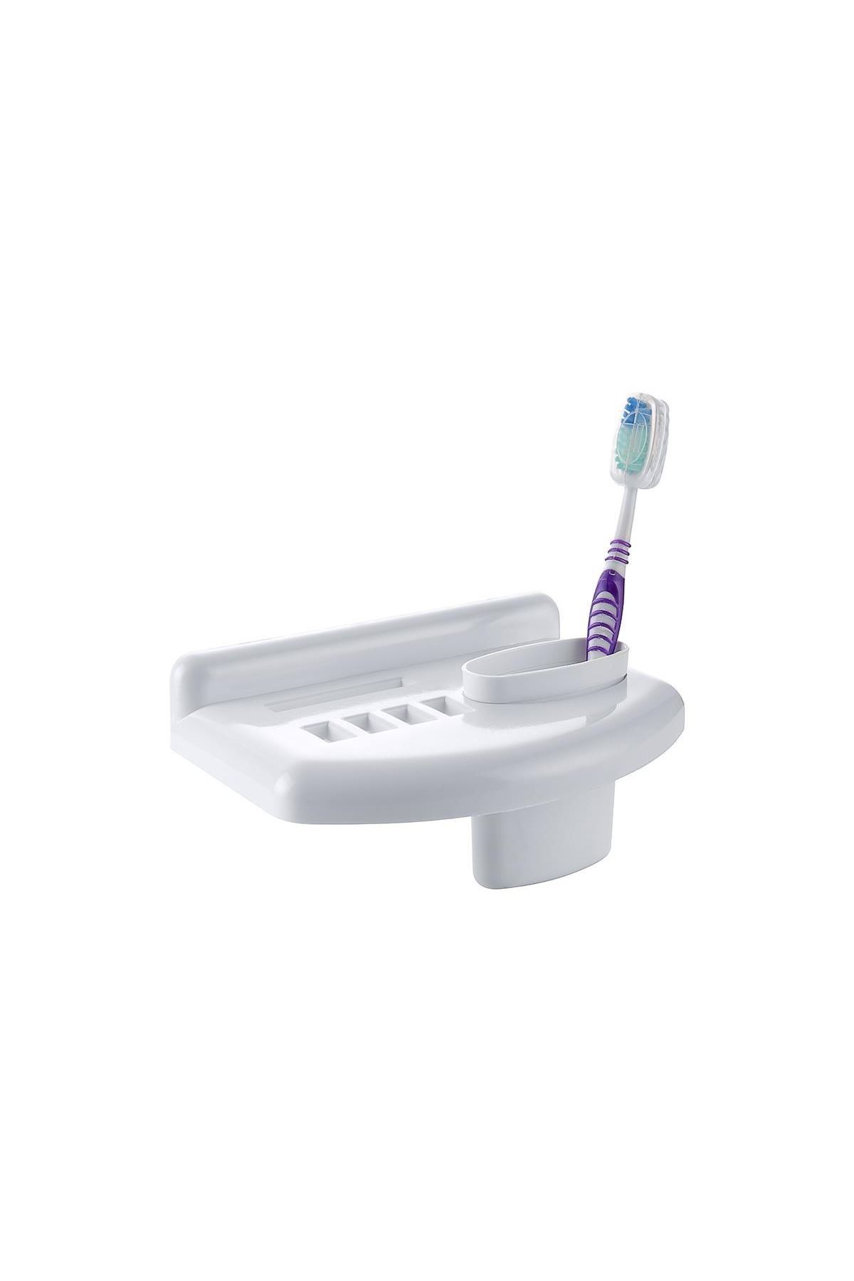TBL Dekor® Banyo Diş Macunu Diş Fırçası Tutacağı Bardağı Fırçalık Stand