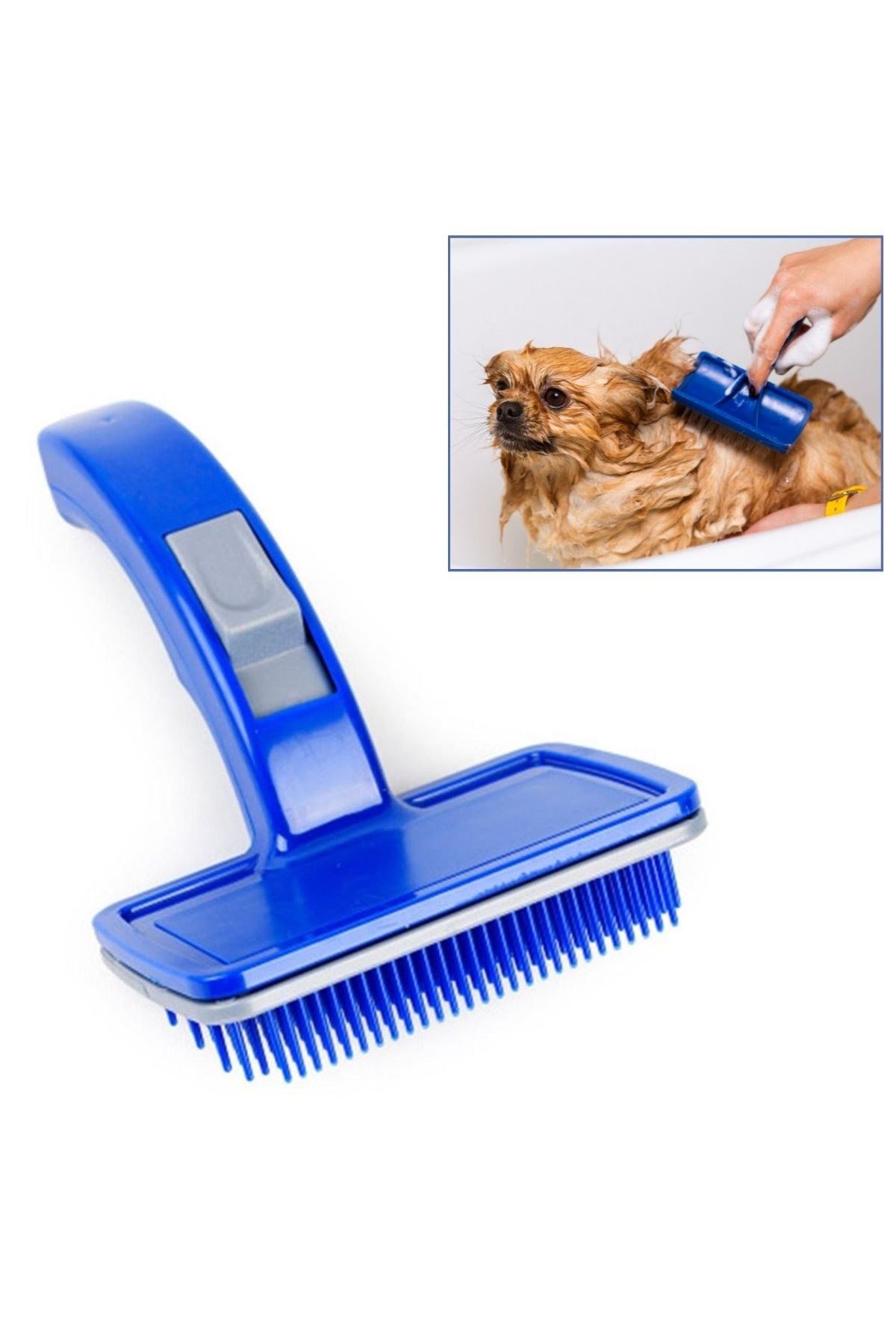 TBL Dekor® Kendini Temizleyen Kedi Köpek Tüy Bakım Tarağı Tüy Alıcı Tarak