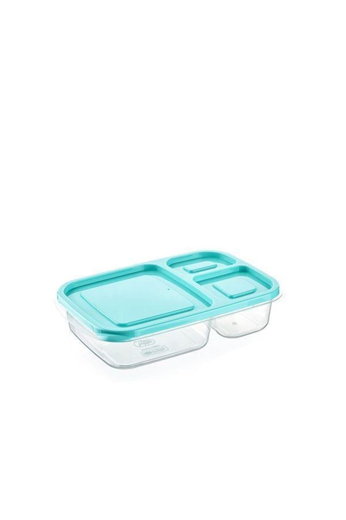 TBL Dekor® 3 Bölmeli Sefer Tası Pratik Kolay Gıda Diyet Saklama Erzak Kabı