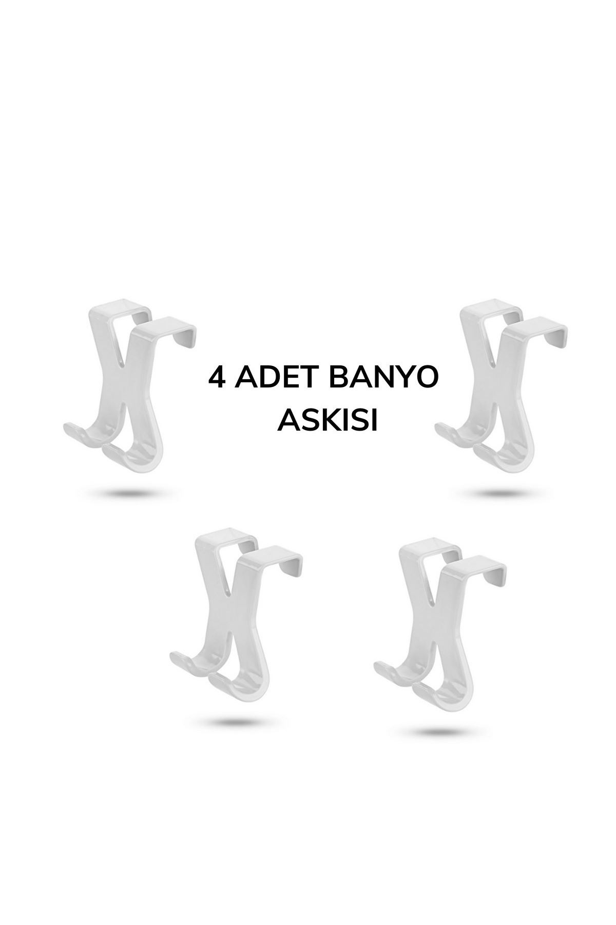 TBL Dekor® Hang it Pratik Kolay Taşımabilir Havlupan 2 Kancalı Banyo Askısı