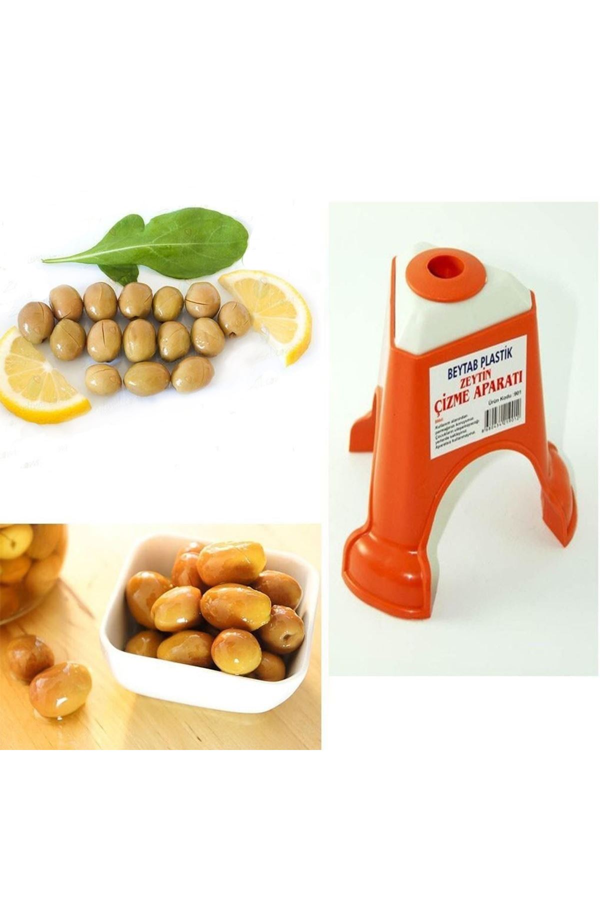 TBL Dekor® Kolay Zeytin Dilme Çizme Aparatı Pratik Kolay Zeytin Çizici Alet