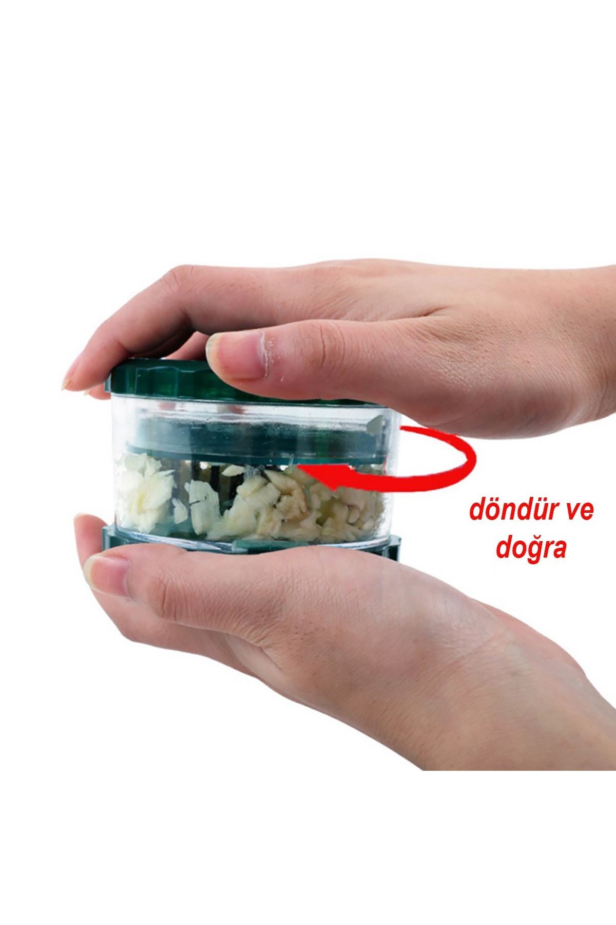 TBL Dekor® Pratik Sarımsak Ezme Doğrama Rendeleme  Öğütme Aleti Aparatı