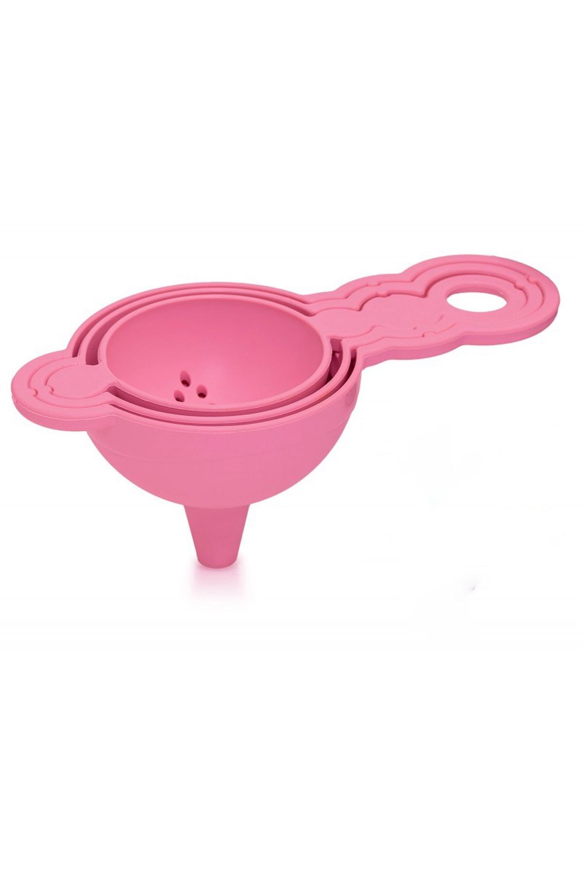 TBL Dekor® Pratik Yumurta Süzgeci Mini Süzgeç Huni Seti Hepsi Bir Arada