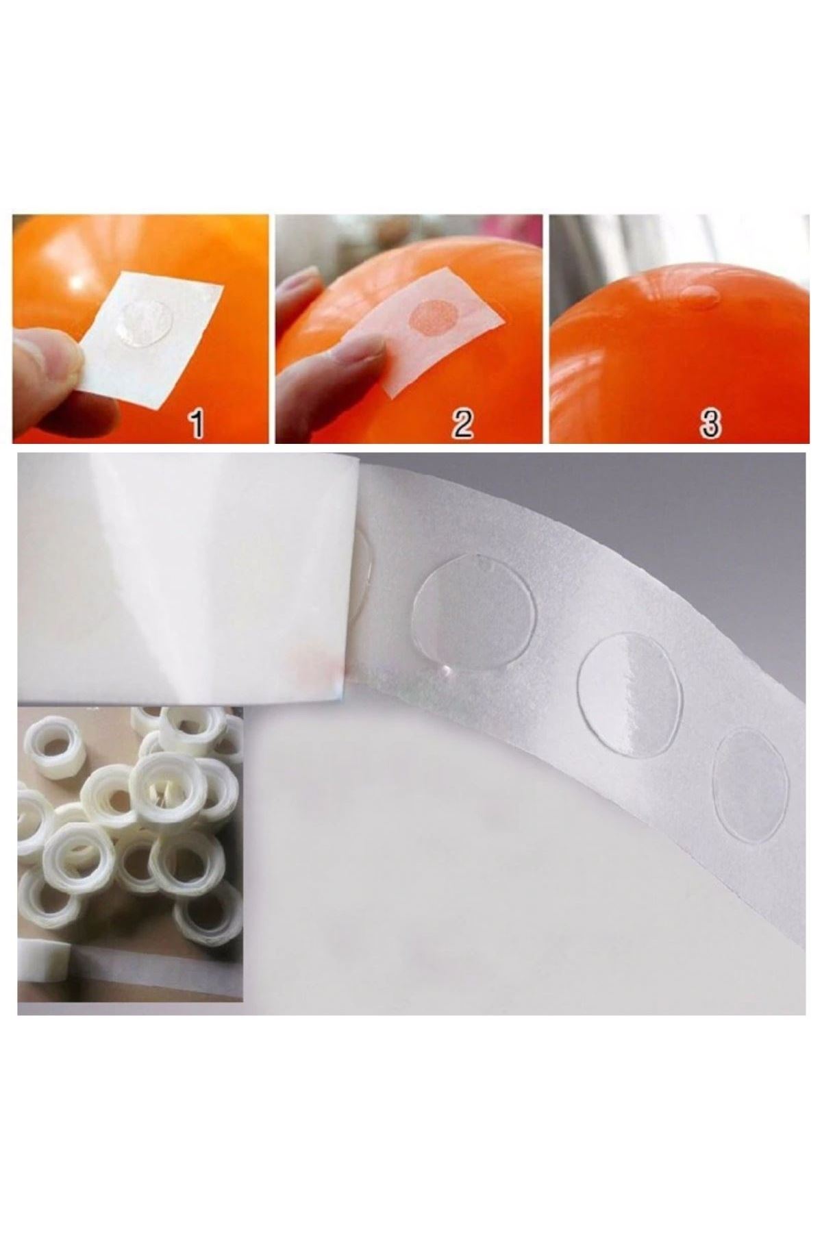 TBL Dekor® Sticker Damla Model Çift Taraflı Yapışkan Balon Yapıştırıcısı