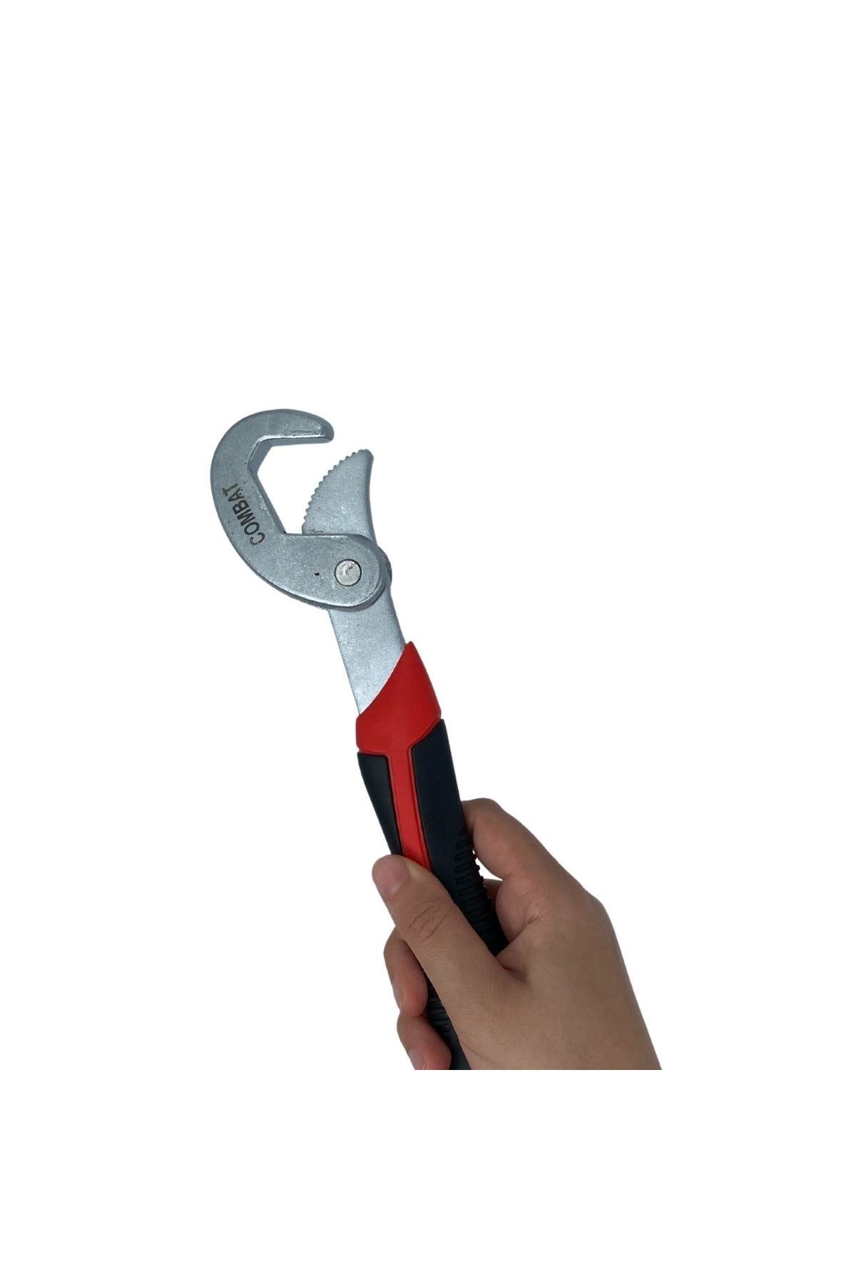 TBL Dekor® Çok Fonksiyonlu Ergonomik  Ayarlanabilir Büyük Küçük Akıllı Pense Anahtar 2li Set