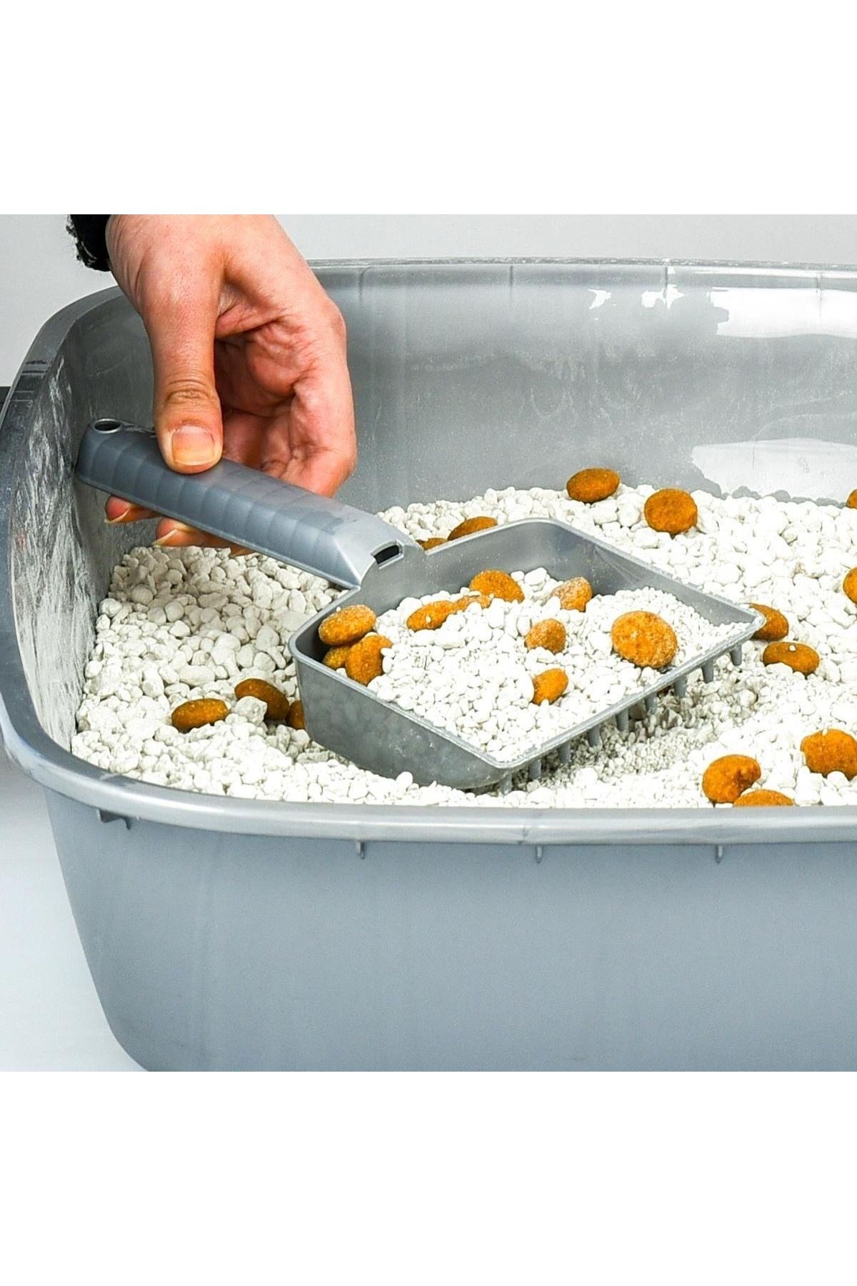 TBL Dekor® Plastik Evcil Hayvan Kedi Kumu Temizleme Eleme Küreği