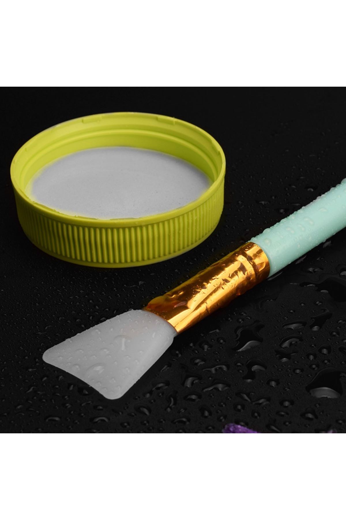 TBL Dekor® 2li Silikon Temizlemesi Kolay Kullanılabilen Yüz Cilt Bakımı Maske Ve Krem Spatulası