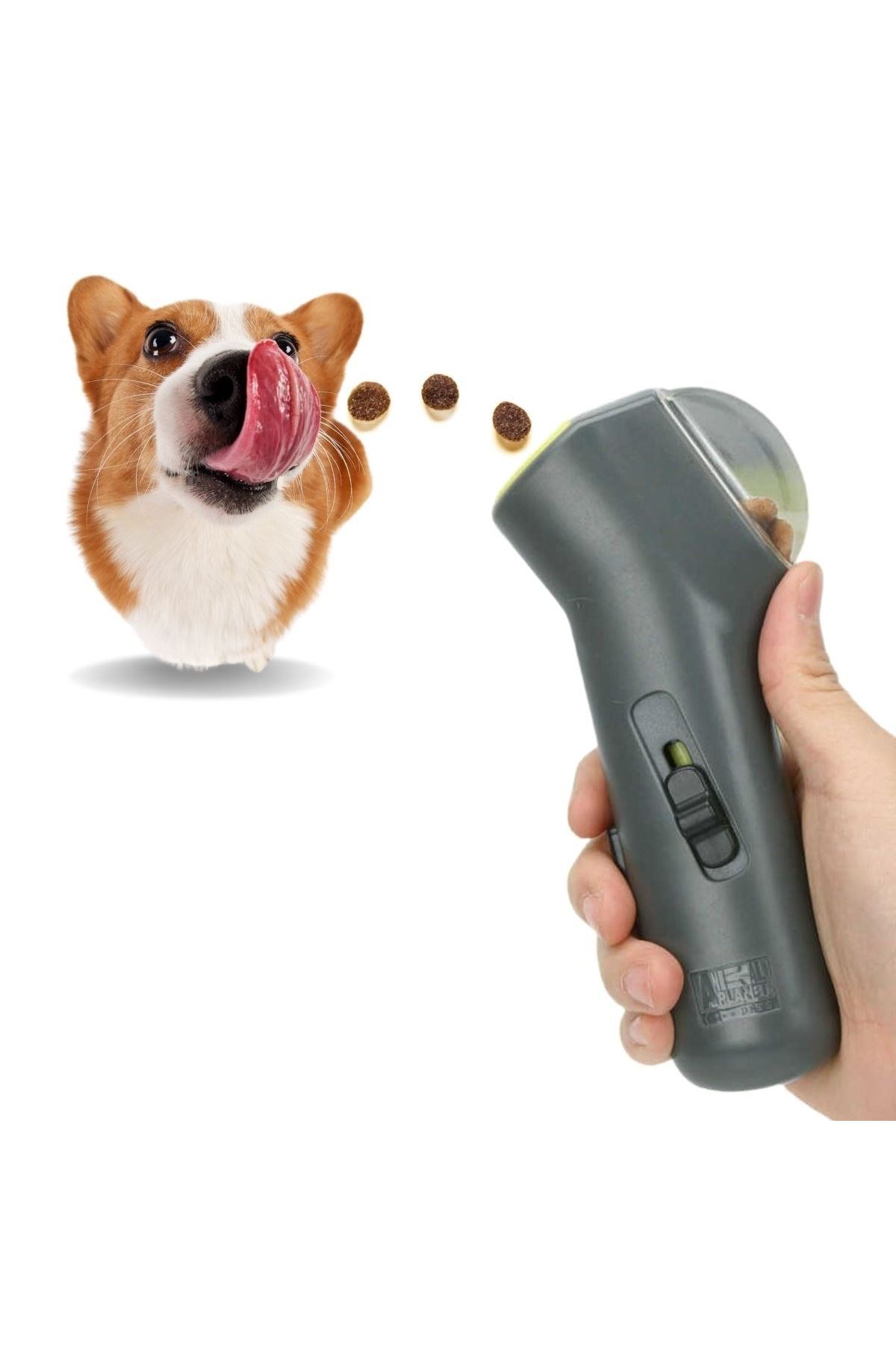 TBL Dekor® Kedi ve Köpekler İçin Hazneli Mama Fırlatma Oyuncağı Yem Atıcı Aparat