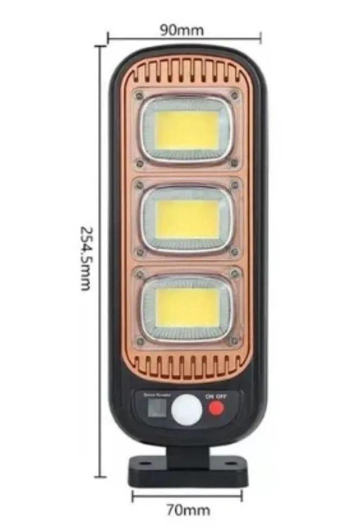 TBL Dekor® Sensörlü Güneş Enerjisi İle Şarj Olabilen Duvara Monte Solar Aydınlatma  GL-84069