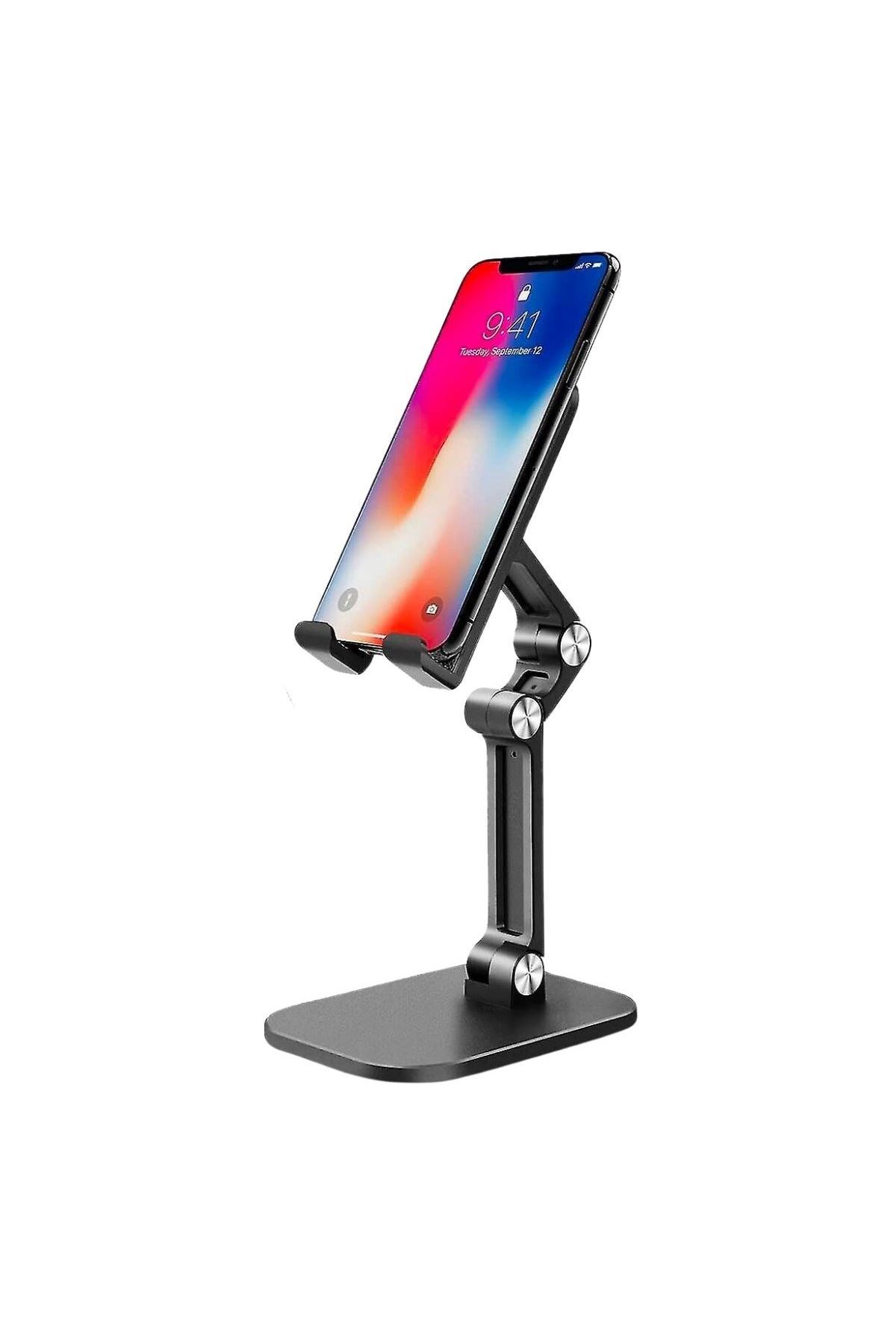 TBL Dekor® Plastik Ayarlanabilir Kaydırmaz Taban Telefon Tablet Standı
