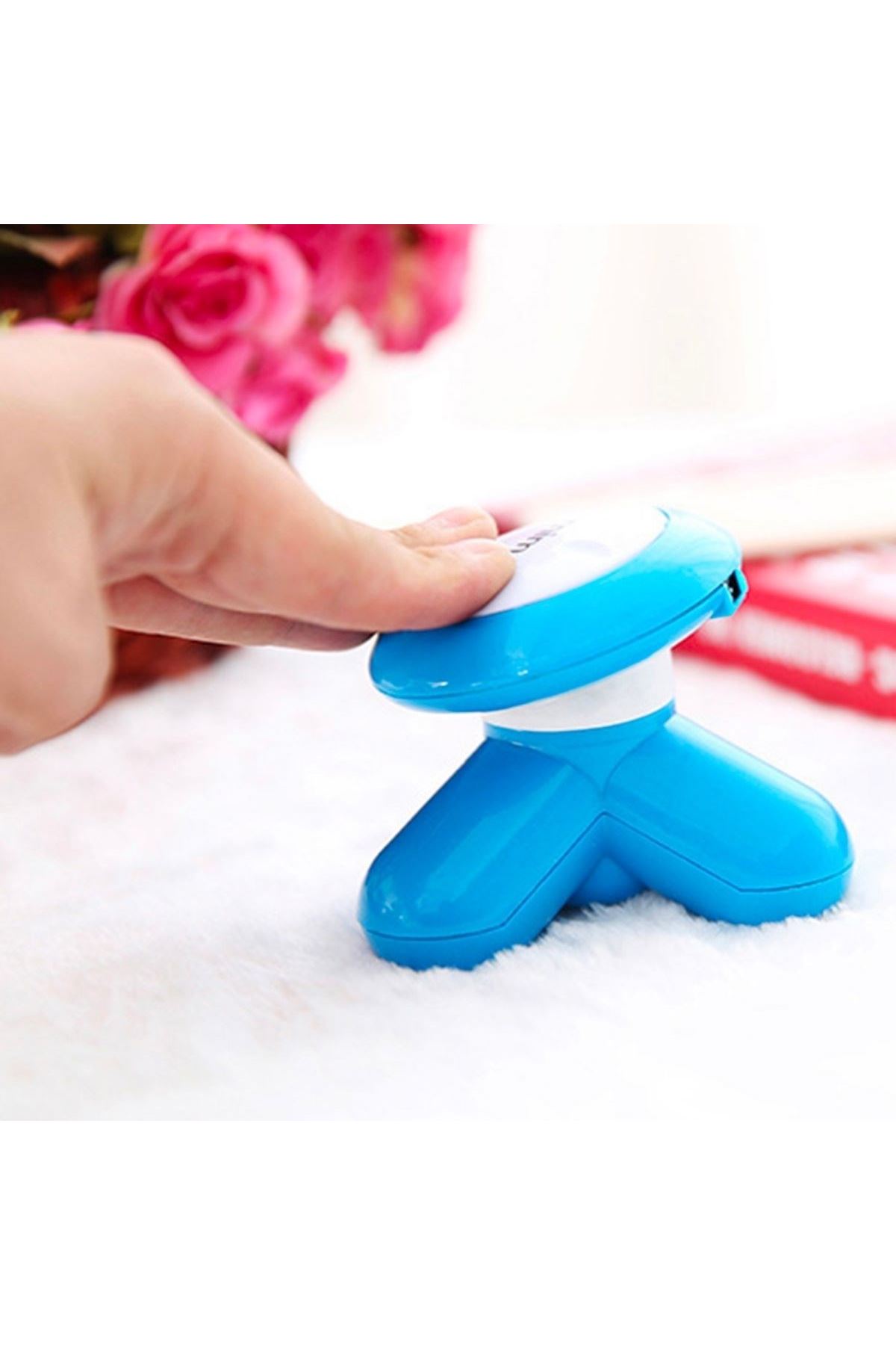 TBL Dekor® 3 Başlıklı Titreşimli USB Şarjlı Mini El Masaj Aleti