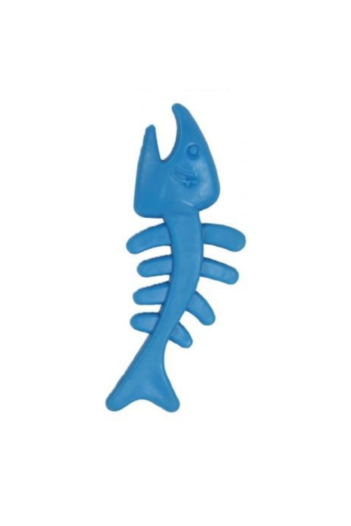 TBL Dekor® Balık Kemiği İskelet Şekilli Renkli Plastik Kedi Oyuncağı