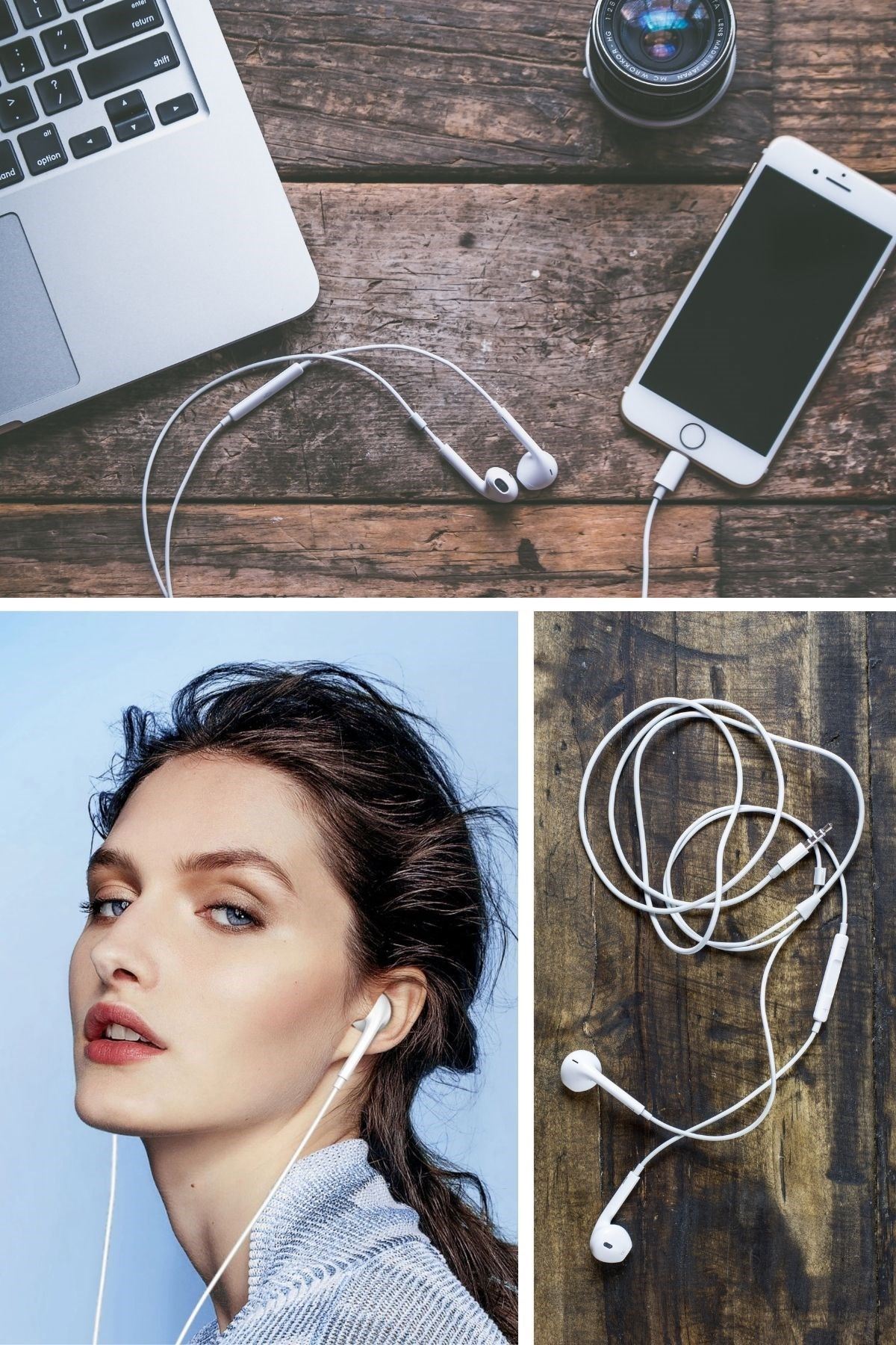 TBL Dekor® İphone Ucu Çıkışlı Pop Up Kulakiçi Yumuşak Kontrol Tuşlu Kulaklık