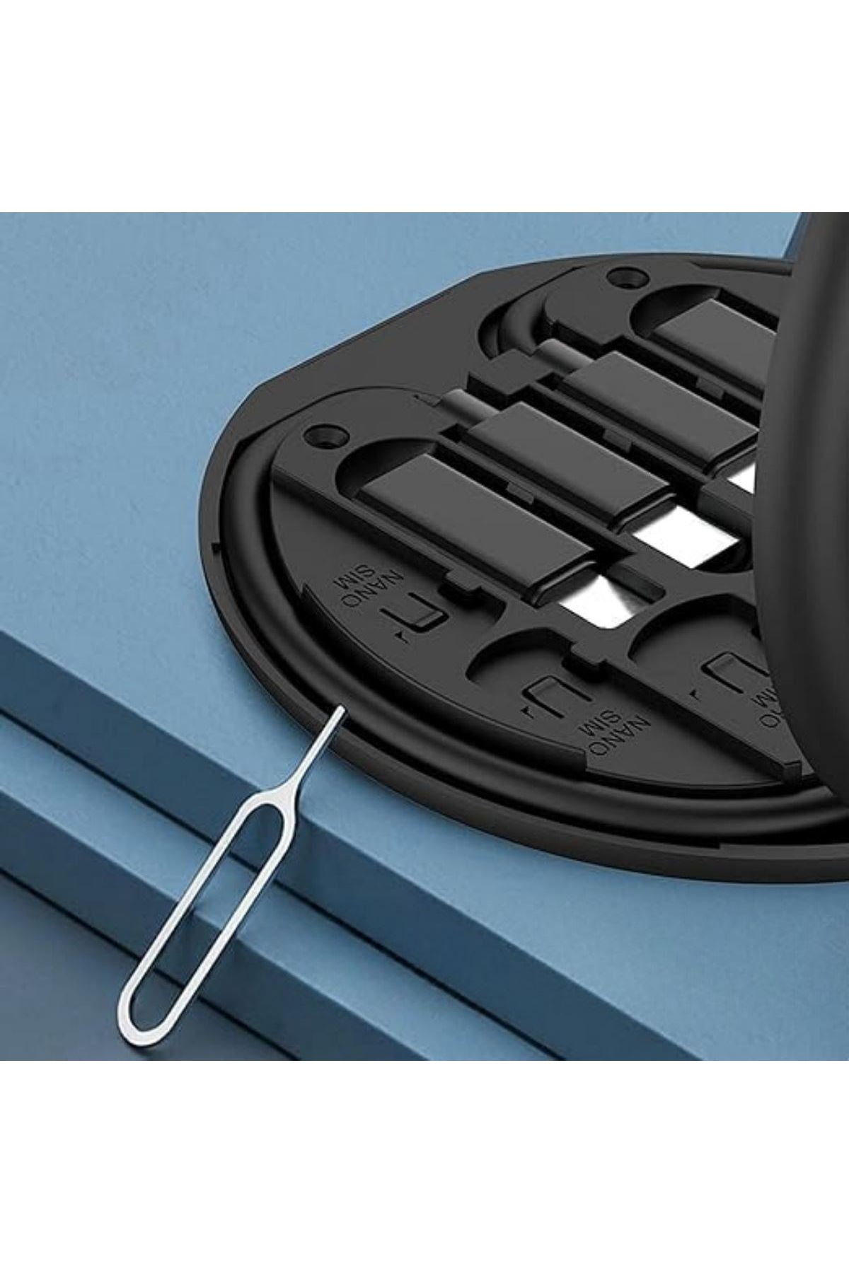 TBL Dekor® 60w Destekli Kablo Kutusu Seyahat Kablo Seti 5'i 1 arada USB Type-C Şarj Kablosu Seti