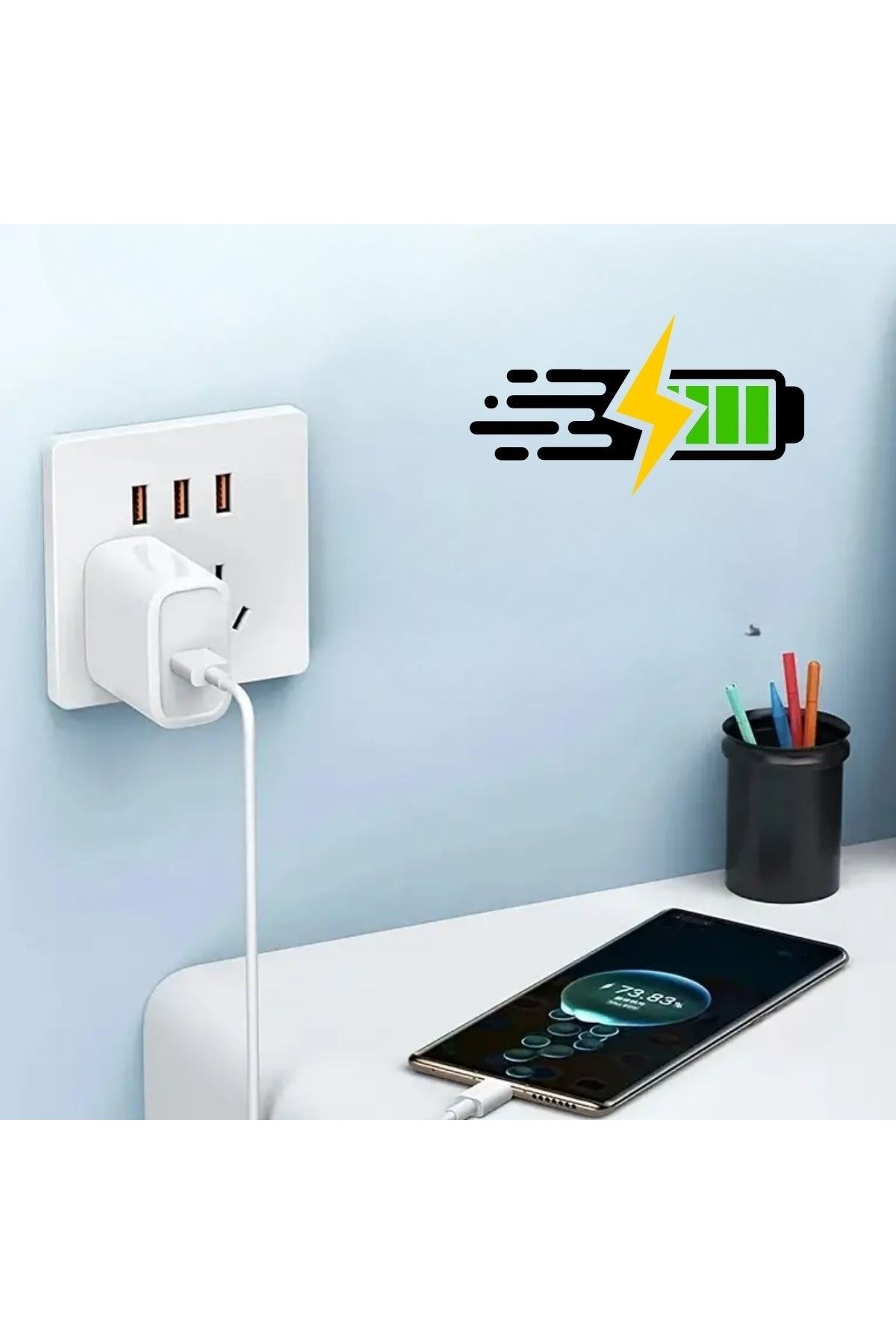TBL Dekor® 120W USB Hızlı Type C Uçlu Kablolu Şarj Aleti