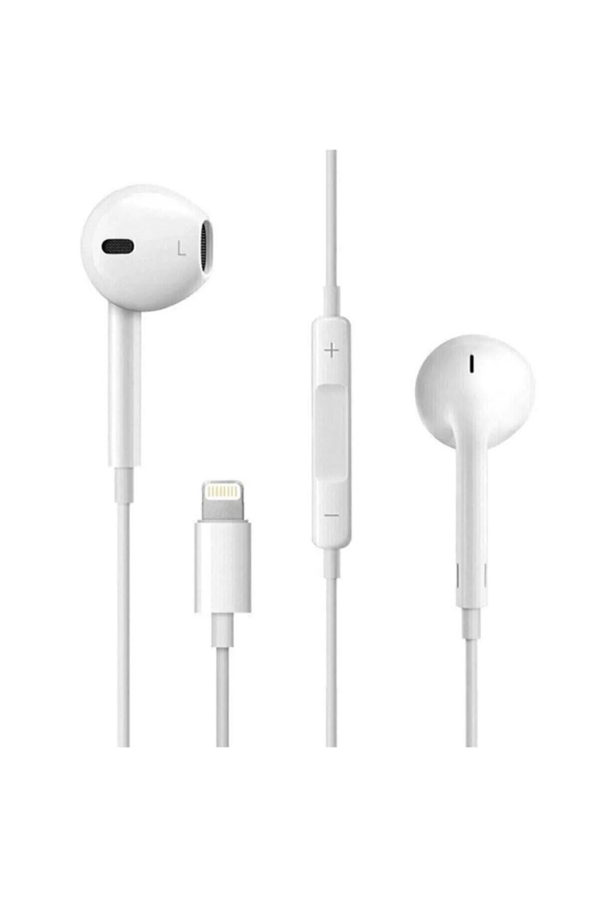 TBL Dekor® İphone Ucu Çıkışlı Pop Up Kulakiçi Yumuşak Kontrol Tuşlu Kulaklık