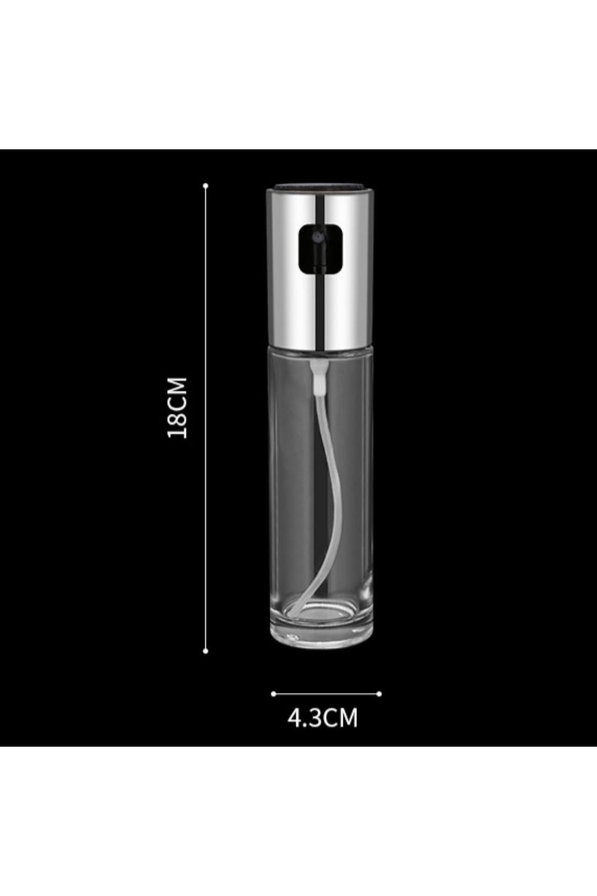 TBL Dekor® 100ml Kapasiteli Şeffaf Spreyli Yağdanlık Sosluk Yağ Püskürtücü Yağ Şişesi