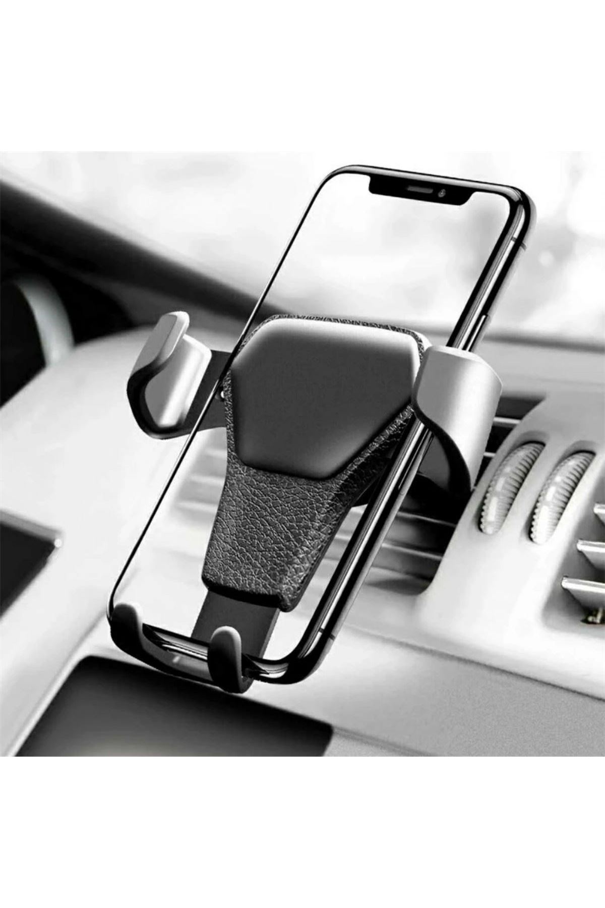TBL Dekor®  Araç İçi Klima Izgarasına Takılabilen Plastik Oto Telefon Tutucu Gravity