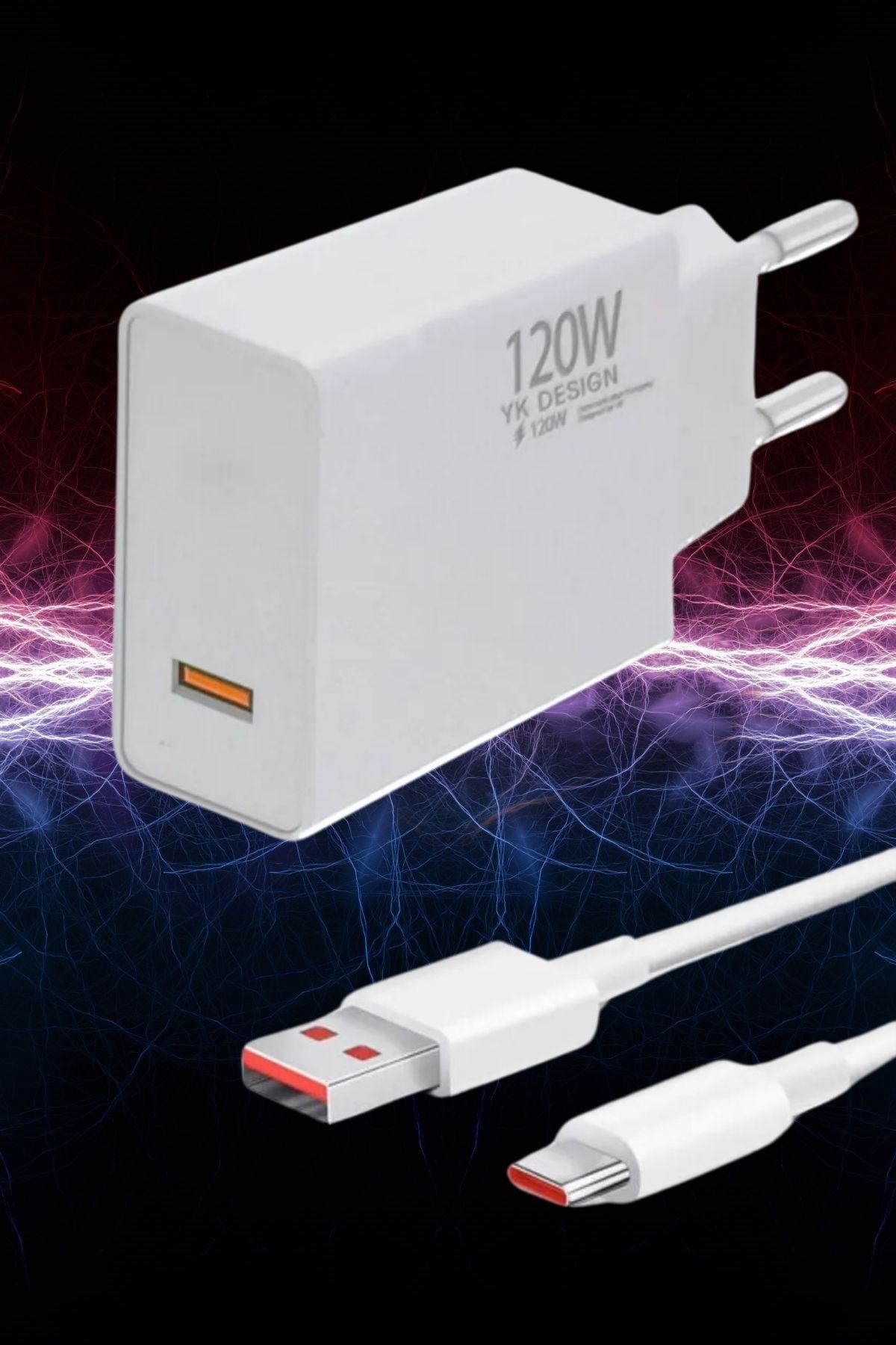 TBL Dekor® 120W USB Hızlı Type C Uçlu Kablolu Şarj Aleti