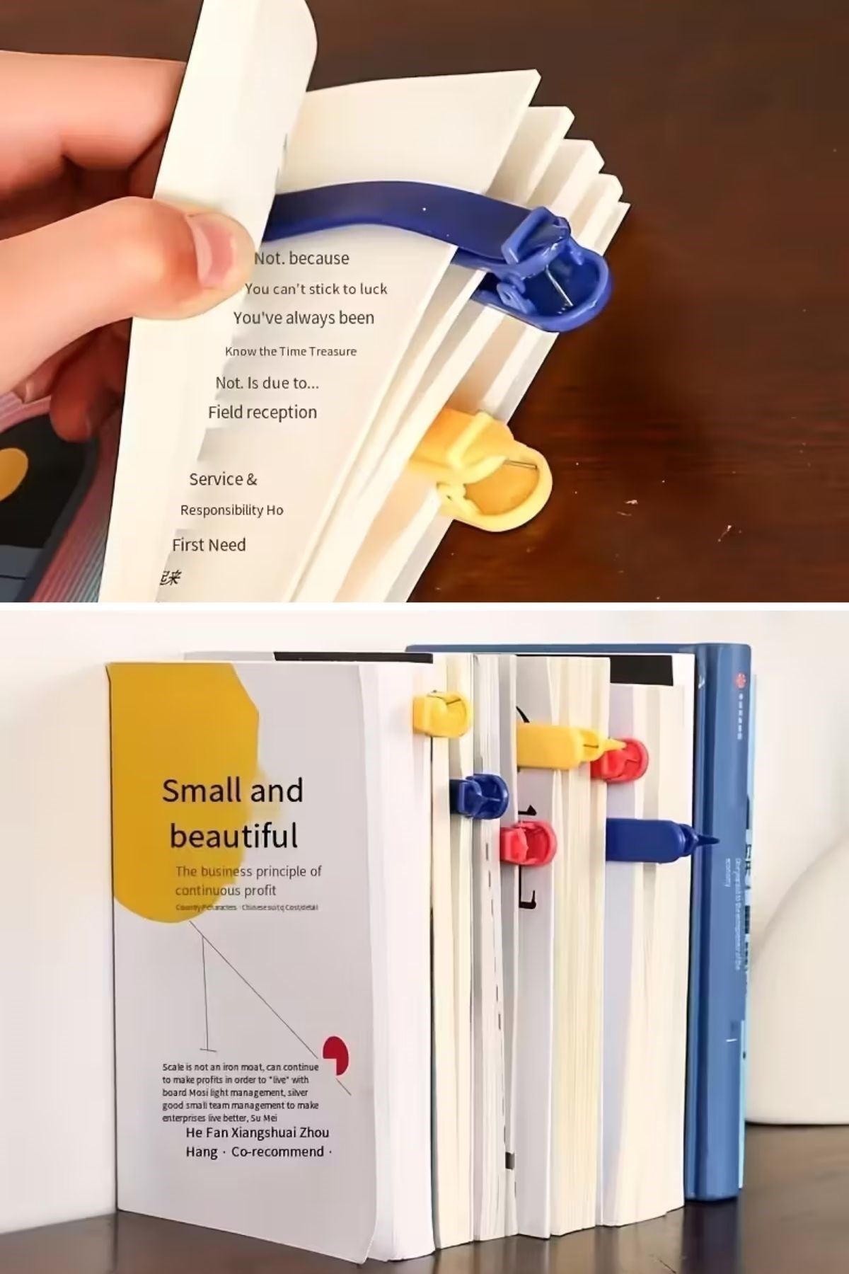 3’lü Otomatik Kitap Ayıracı – Akıllı Silikon Yer İmi Klips Seti, Okuma Severler İçin Pratik Kitap Aksesuarı