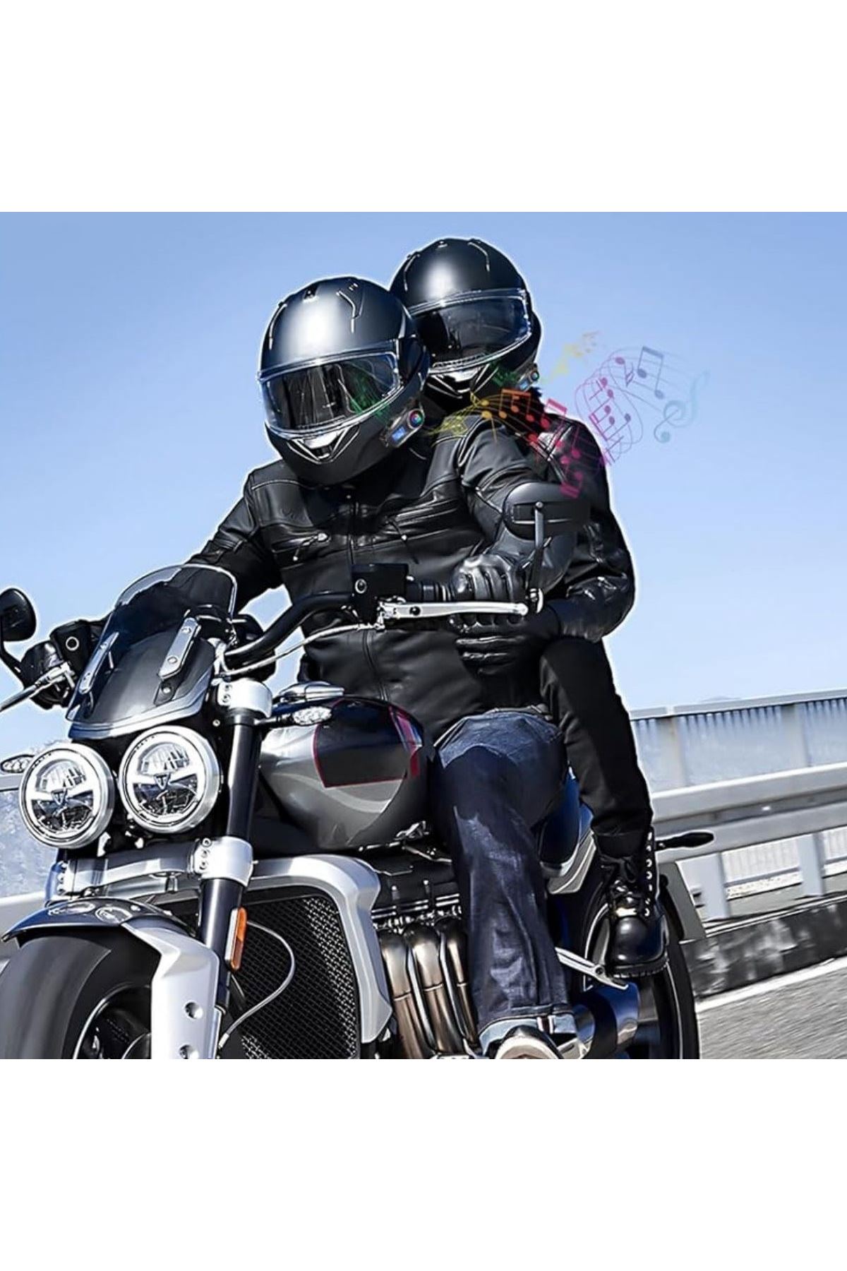 TBL Dekor® Y20 Motorsikletler İçin Kablosuz Bluetooth Kulaklıklı – Suya Dayanıklı, Uzun Ömürlü Batarya, Gürültü Engelleme Özellikli Kask Kulaklığı