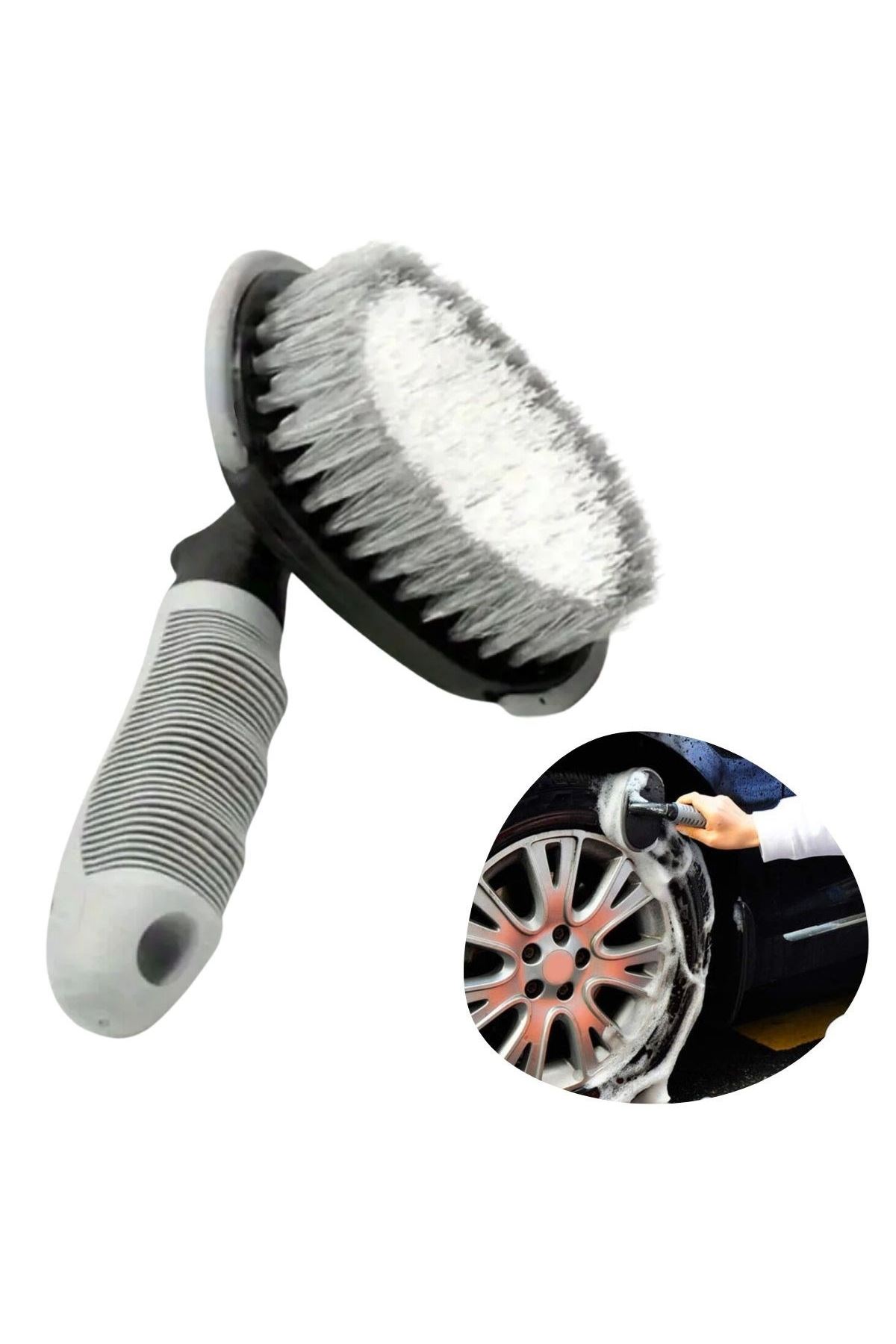 Çok Amaçlı Araç Temizlik Fırçası – Oto İç ve Dış Yüzeyler, Koltuk, Halı, Torpido ve Jant İçin Ergonomik Temizlik Fırçası