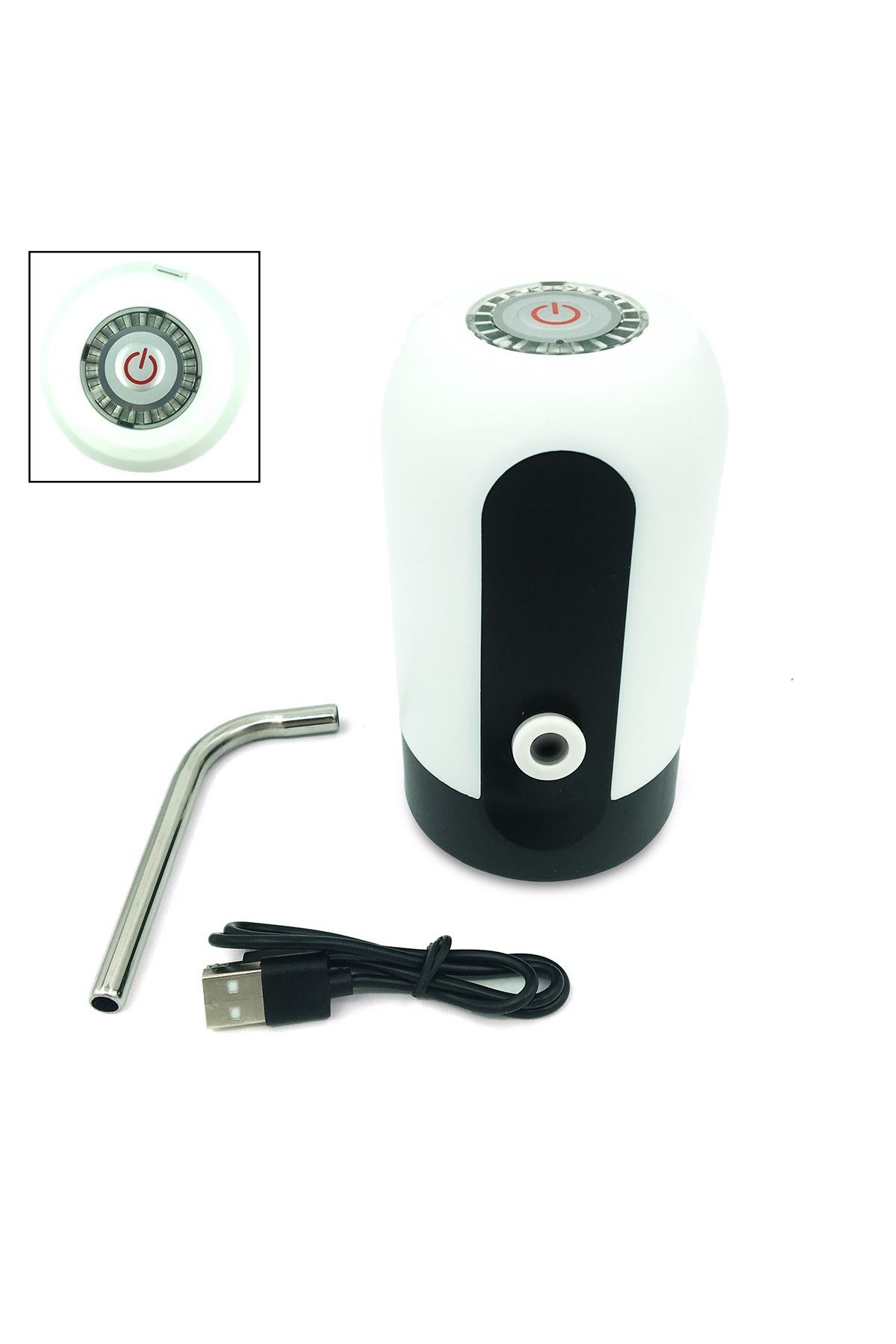 TBL Dekor® Usb ile Şarj Edilebilir Elektrikli  Otomatik Damacana Su Pompası