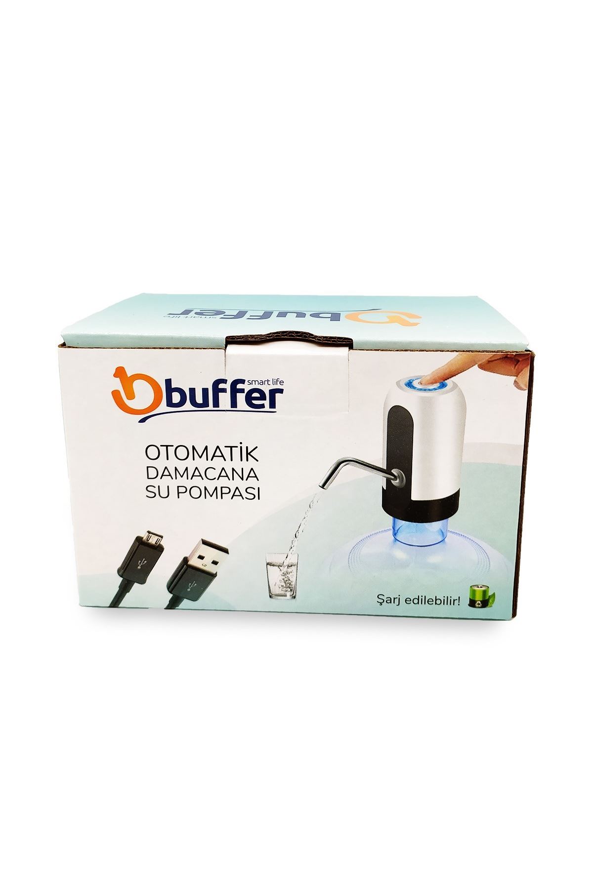 TBL Dekor® Usb ile Şarj Edilebilir Elektrikli  Otomatik Damacana Su Pompası