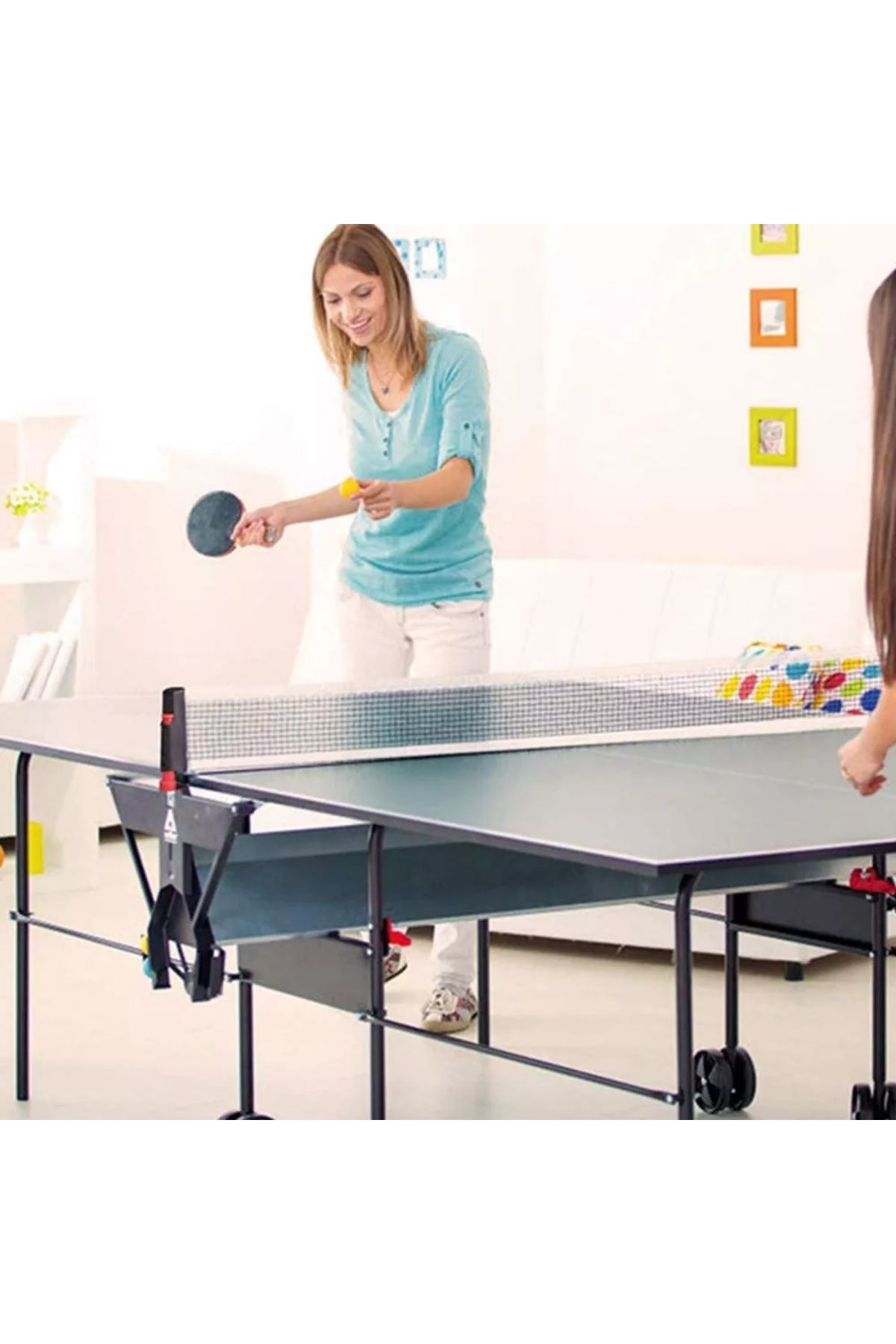 TBL Dekor® Teleskopik Taşınabilir Kaymaz Ping Pong Masa Tenisi Filesi Aparatı