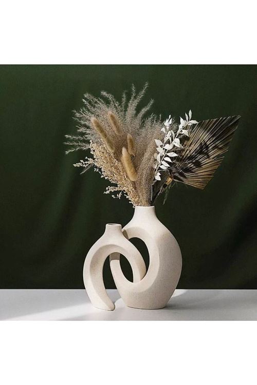 Sarmaşık Kol Kola Vazo Özel Tasarım Yeni Model Ikili