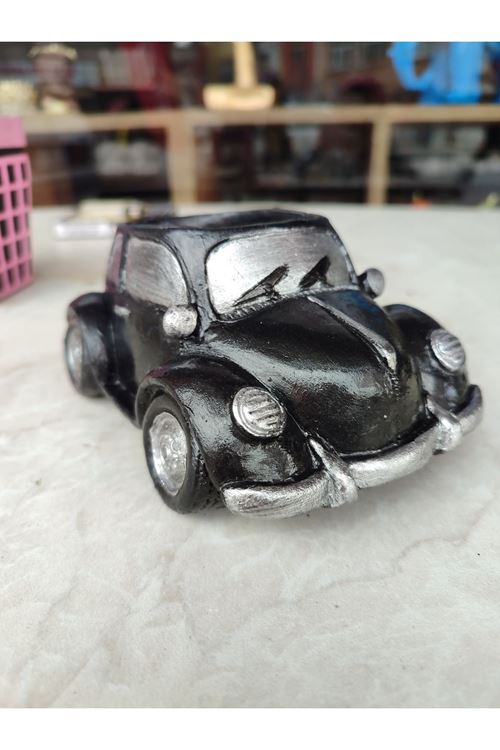 Mumdash Hediyelik Vosvos Araba Dekor Saksi Mumluk