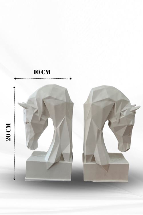 AT FİGÜRLÜ ÇOK AMAÇLI KİTAP TUTUCU VE BİBLO