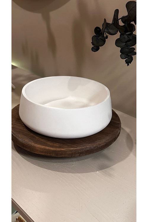 Dekoratif Büyük Boy Kase, Mum Kasesi, Orta Sehpa Obje