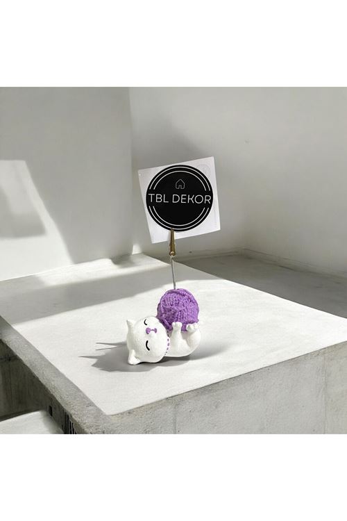 Sevimli Kedi Figürlü Not Tutucu - Şirin ve İşlevsel Masa Dekoru