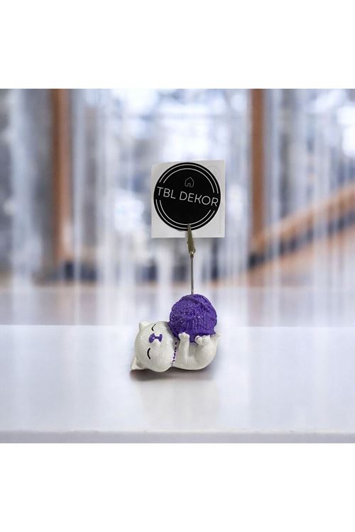 Sevimli Kedi Figürlü Not Tutucu - Şirin ve İşlevsel Masa Dekoru