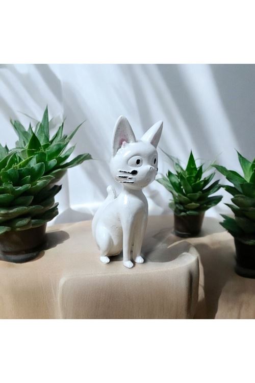 Sevimli Kedi Figürlü Dekoratif Biblo