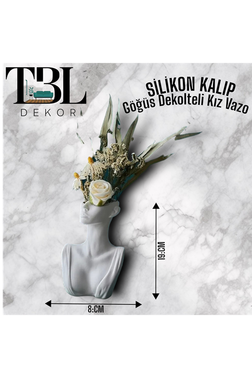 Göğüs Dekolteli Kız Vazo