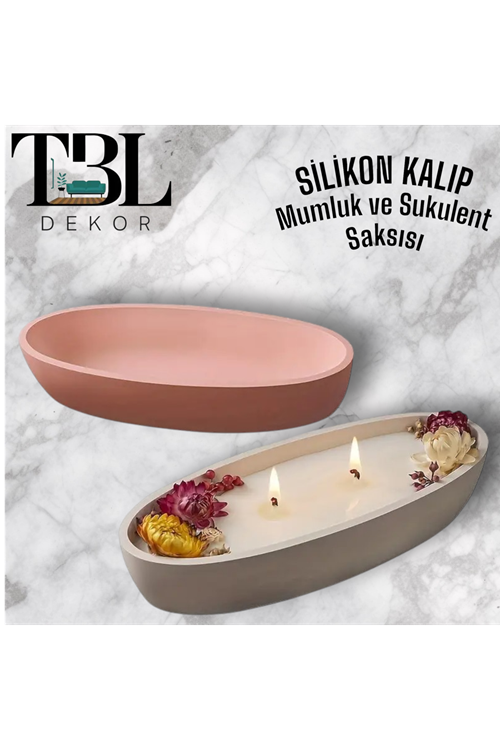 Mumluk ve Sukulent Saksısı 