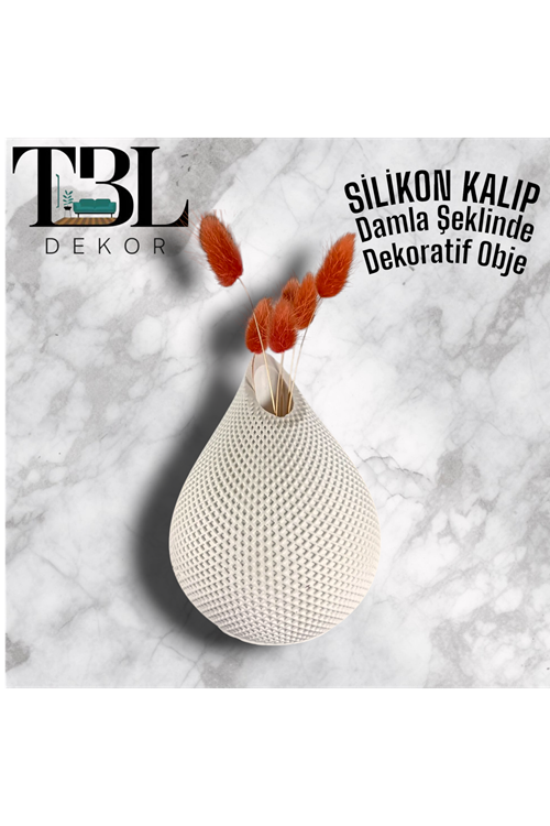 Damla Şeklinde Dekoratif Obje