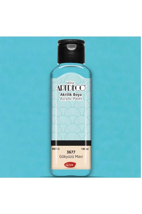Artdeco Akrilik Boya 140ml Gökyüzü Mavi 3677