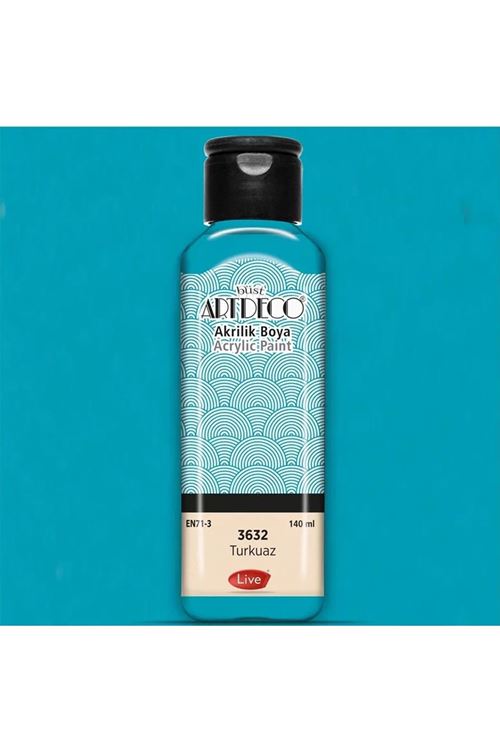 Artdeco Akrilik Boya 140ml Turkuaz 3632