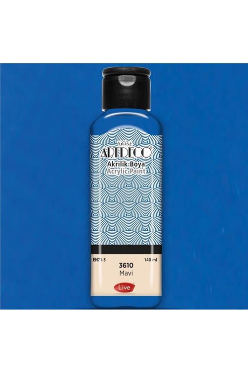 Artdeco Akrilik Boya 140ml Mavi 3610