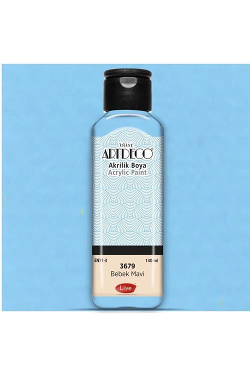 Artdeco Akrilik Boya 140ml Bebek Mavi 3679