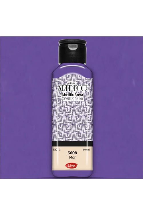 Artdeco Akrilik Boya 140ml Mor 3608