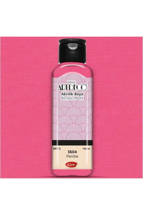 Artdeco Akrilik Boya 140ml Pembe 3604