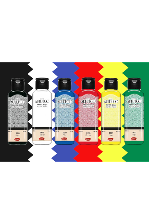 Artdeco Akrilik Boya 140ml 6'set 