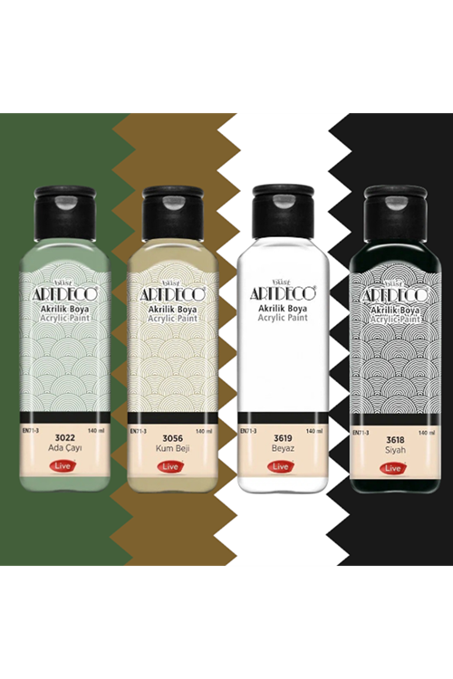 Artdeco Akrilik Boya 140ml 4'set