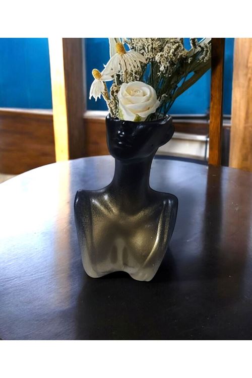 Dekoratif Büst Tasarımlı Saksı / Obje